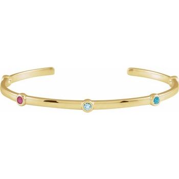 Family Cuff Bracelet Mounting
