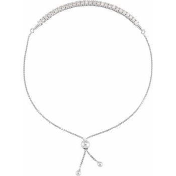 Diamond Bolo Bracelet