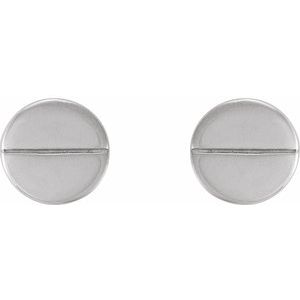 Geometric Friction Closure Earrings