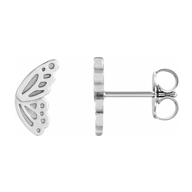 Golden Butterfly Earrings